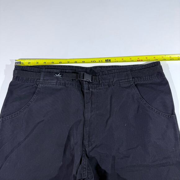 Vintage prAna Men's Black Canvas Pants Cotton Hiking Made in USA Size XL - Picture 8 of 10